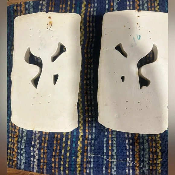 Vintage Mid-Century Mushroom Wall Décor - Set of 2 - Picture 6 of 6